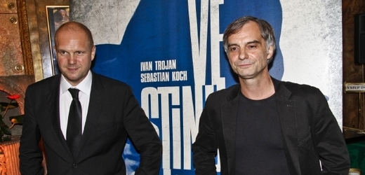 Režisér David Ondříček (vlevo) a herec Ivan Trojan.